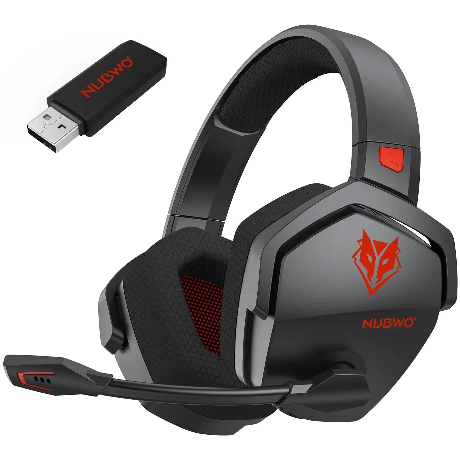 NUBWO G06 2.4G Dual Wireless Gaming Headset 5ms Low Latency 7.1 Surround ENC Mic For PC PS4 PS5 Gaming Bluetooth Headphones TAVEN System LLC