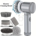 5-in-1 Electric Spin Scrubber Brush for Bathroom Tile Bathtub Sink, Power Scrubber with 5 Replaceable Brush Heads TAVEN System LLC