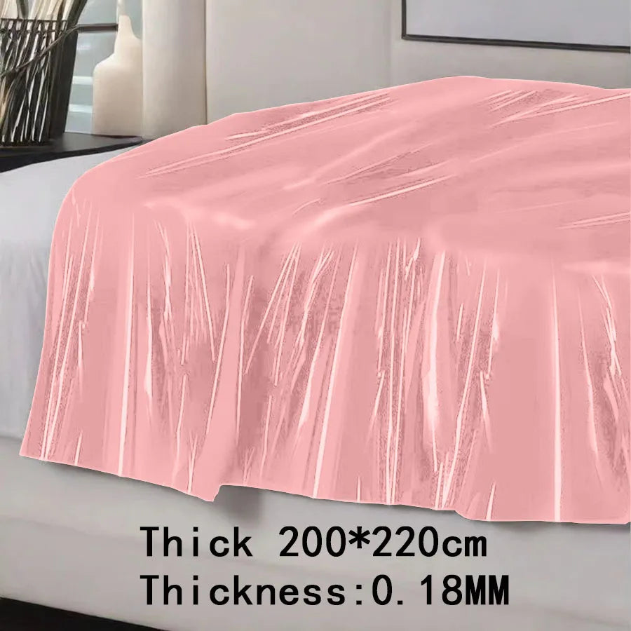 Couple Waterproof Cloth Sheet PVC Plastic Adult Accessories Solid Bed Multi-purpose Hypoallergenic SPA Bedding Diaper Flat Sheet TAVEN System LLC