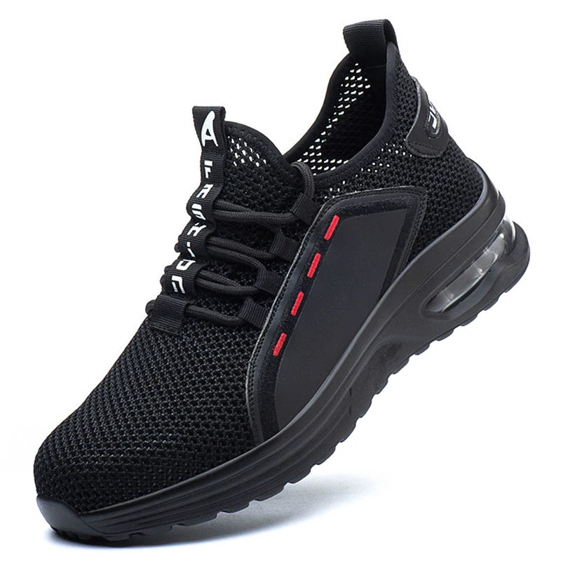Men Air Cushion Safety Shoes Indestructible Work Shoes Sneakers Steel Toe Anti-smash Industrial Shoe Puncture-Proof footwear TAVEN System LLC
