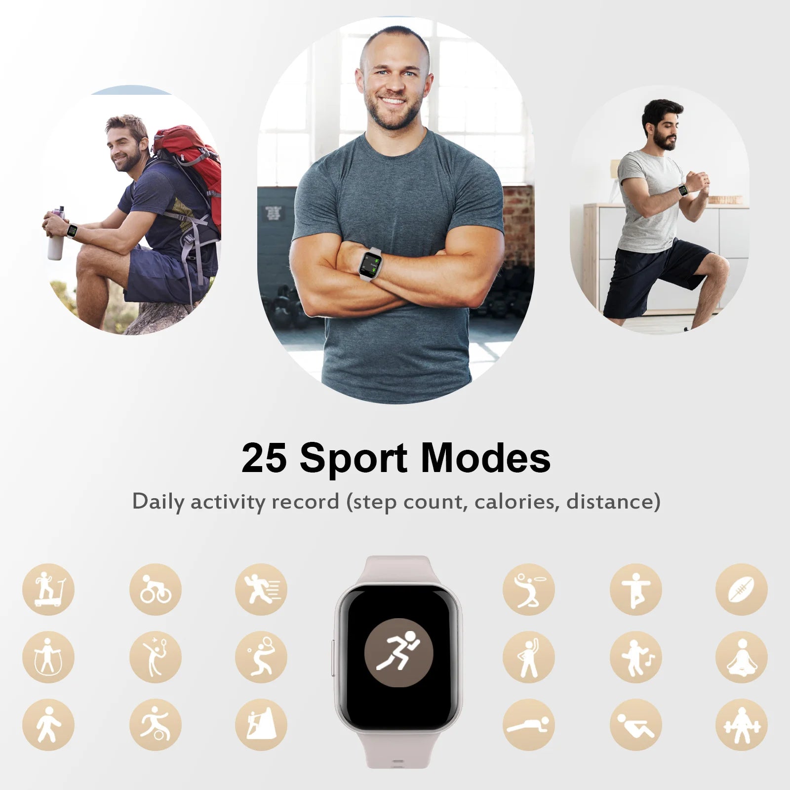 Smart Watch, Fitness Tracker Watch for Men Women, 1.69'' Touch Smartwatch Fitness Watch with Pedometer/Sleep Monitor. TAVEN System LLC