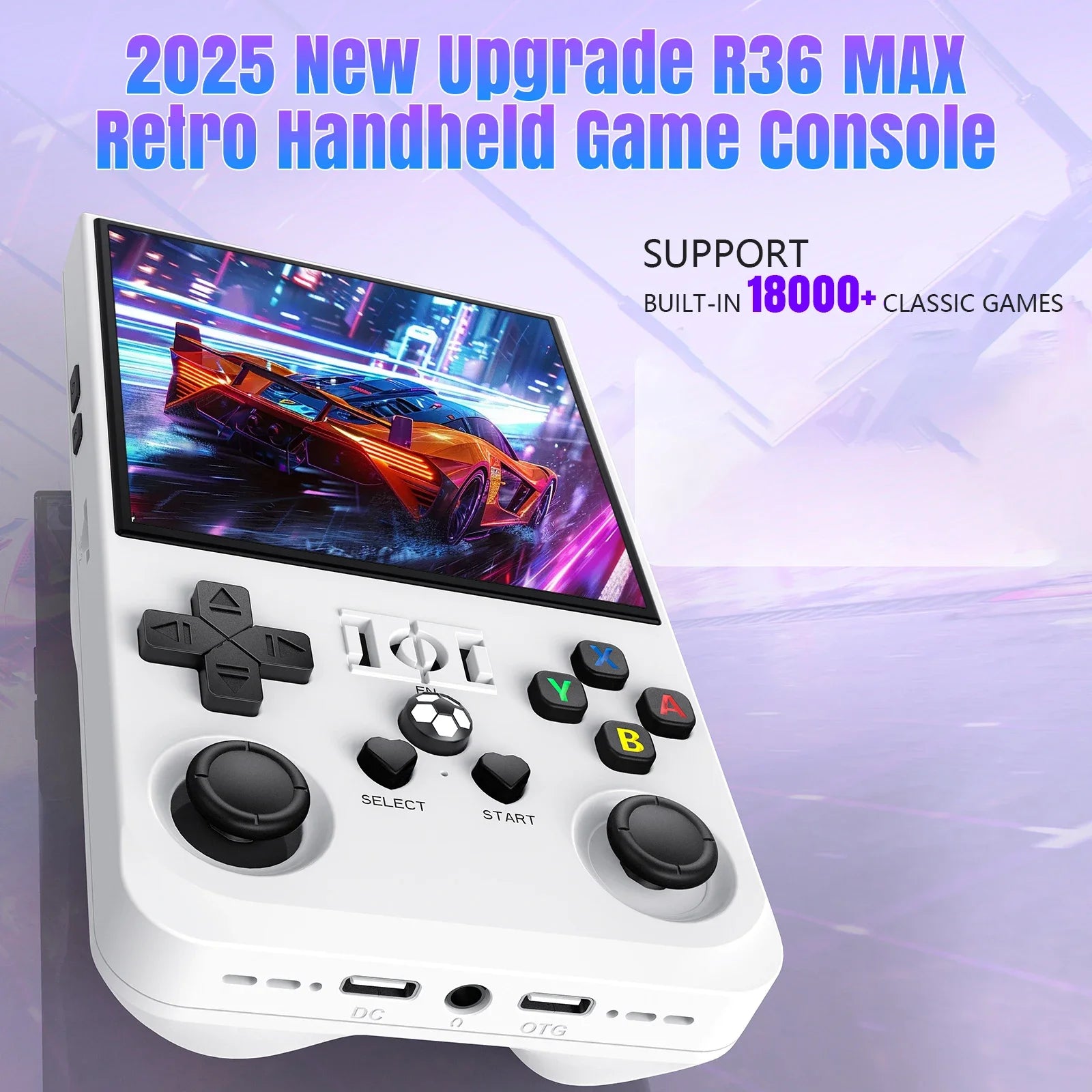 AISLPC R36Max Retro Handheld Game Console 4.0 Inch 64G/18000+ Games ship from US TAVEN System LLC