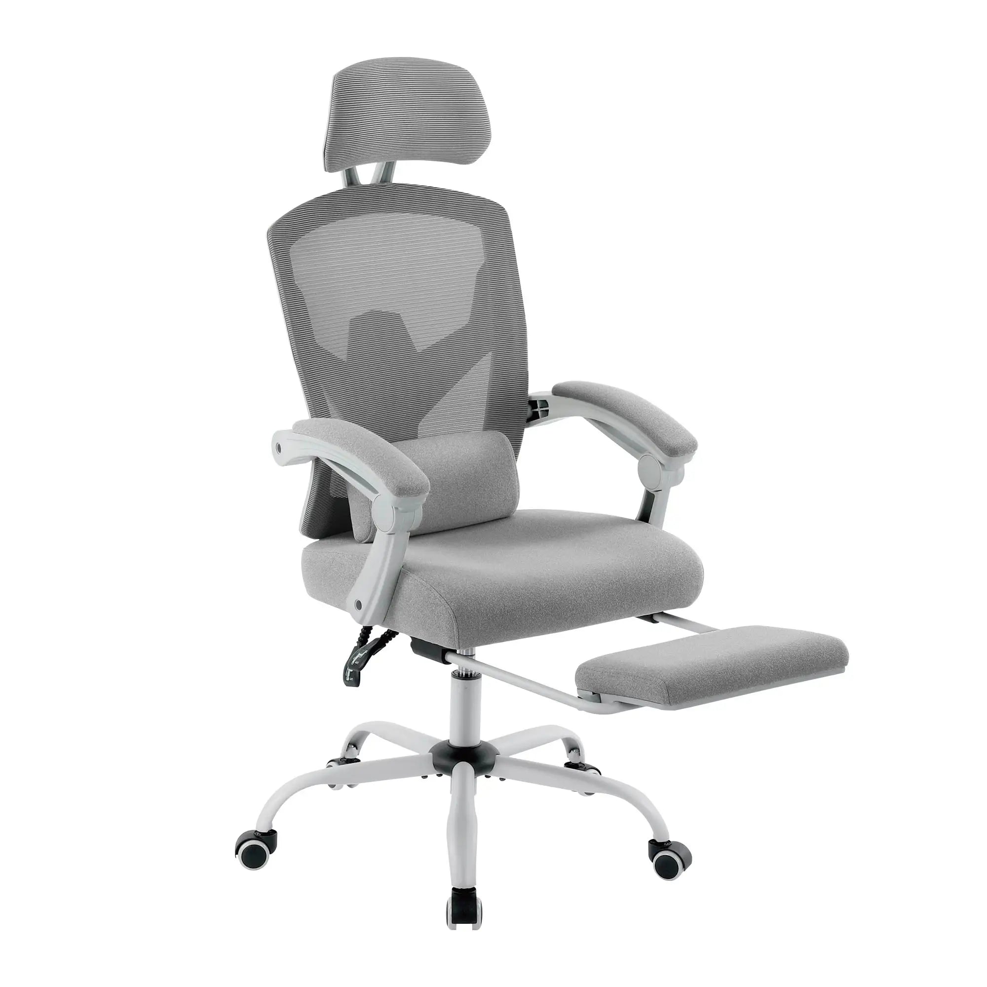 JHK Ergonomic Reclining Mesh Office Chair with Footrest & Headrest TAVEN System LLC