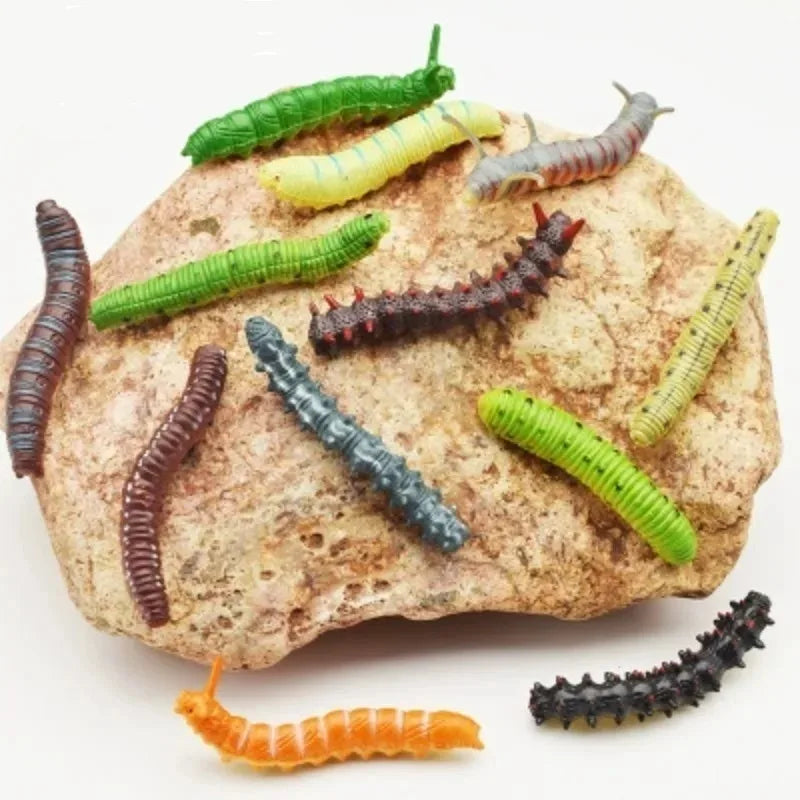 1/10pcs 3D Caterpillar Hair Clips Novelty Insect Hairpins Halloween Prank Toys Creepy Crawlers Headwears Cosplay Adults Party TAVEN System LLC
