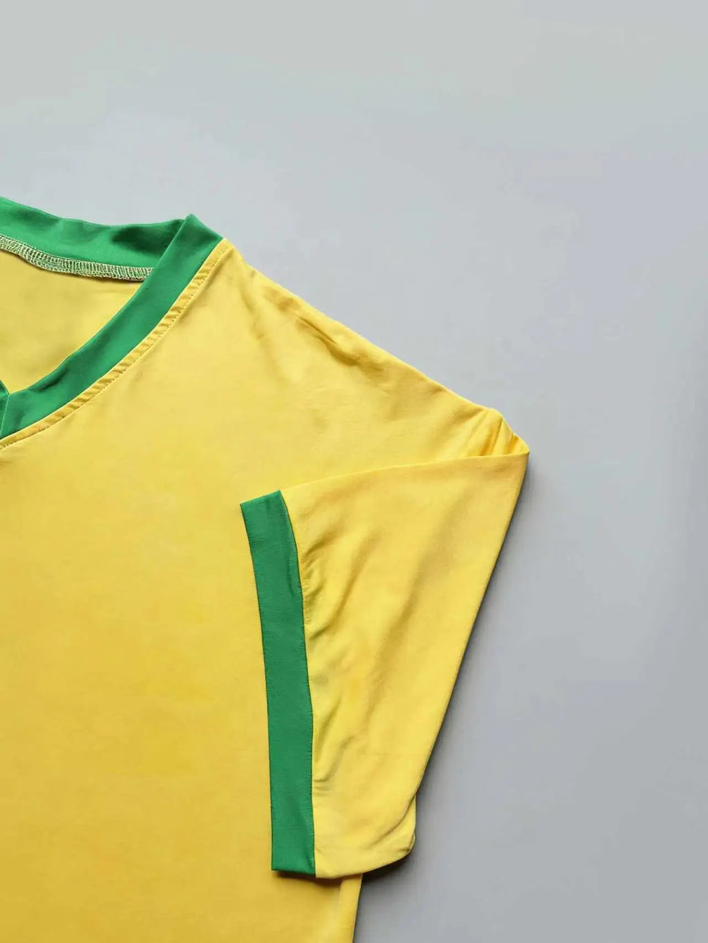 Women's Brazil National Team Aesthetic Jersey T-Shirt, Sporty Graphic Print TAVEN System LLC