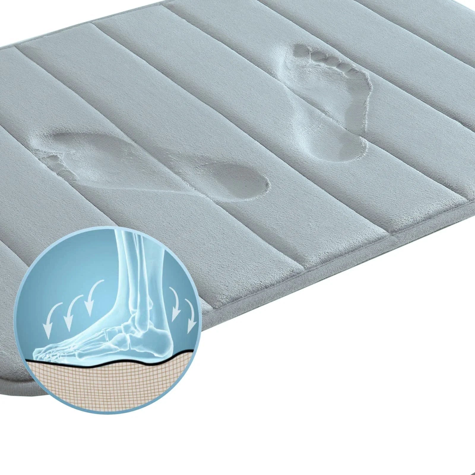 Super Absorbent Bath Mat Memory Foam Carpet Non-slip Bathroom Rug Bathtub Side Floor Rugs Shower Room Doormat Toilet Footpad TAVEN System LLC