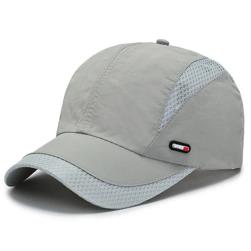 Quick Dry Baseball Cap Moisture Wicking Adjustable Sun Hat
