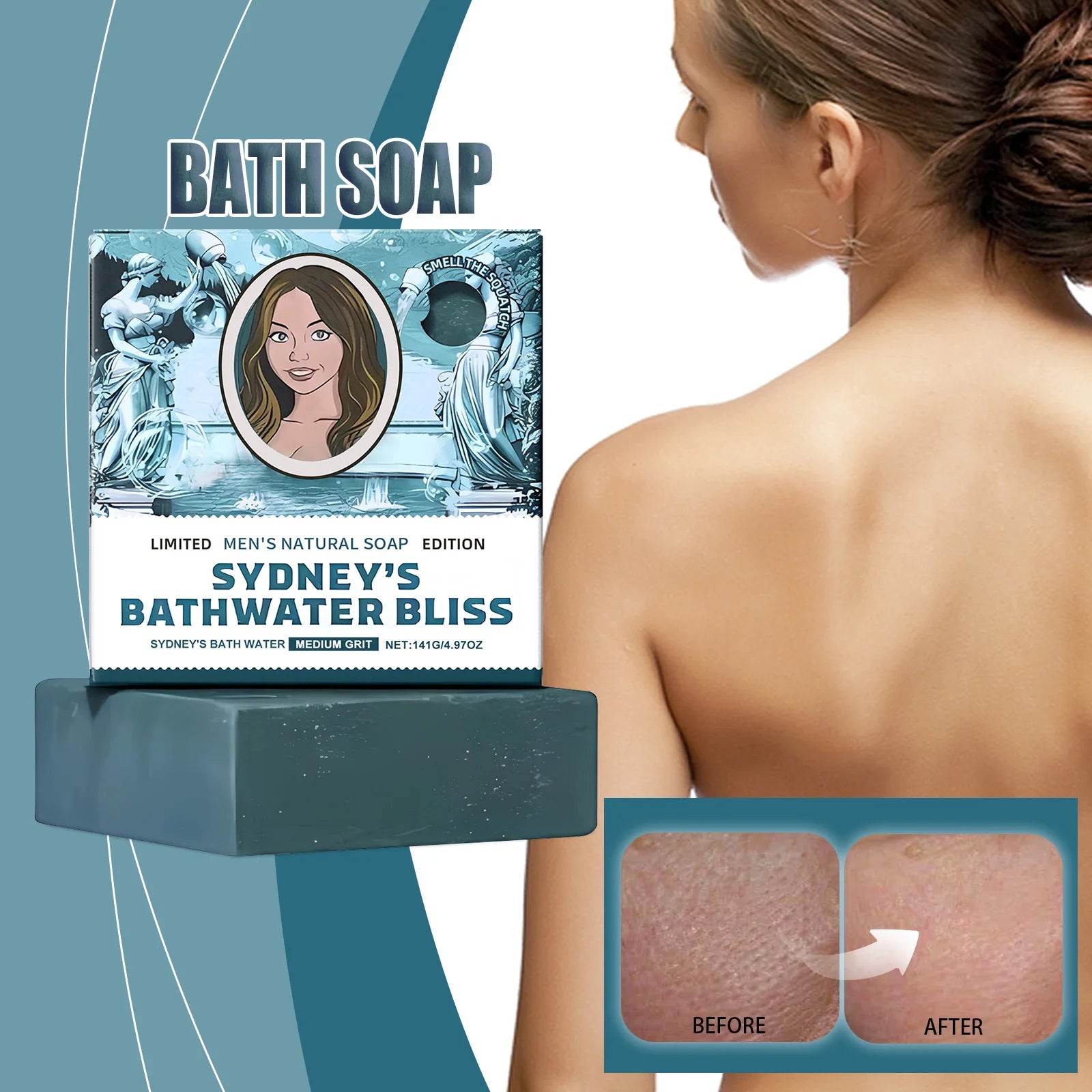 Natural Fragrance Body Soap Bar Deep Cleansing Bar Soap Moisturizing Shower Soap For Oily Skin Body Odor Control Rich Lather TAVEN System LLC