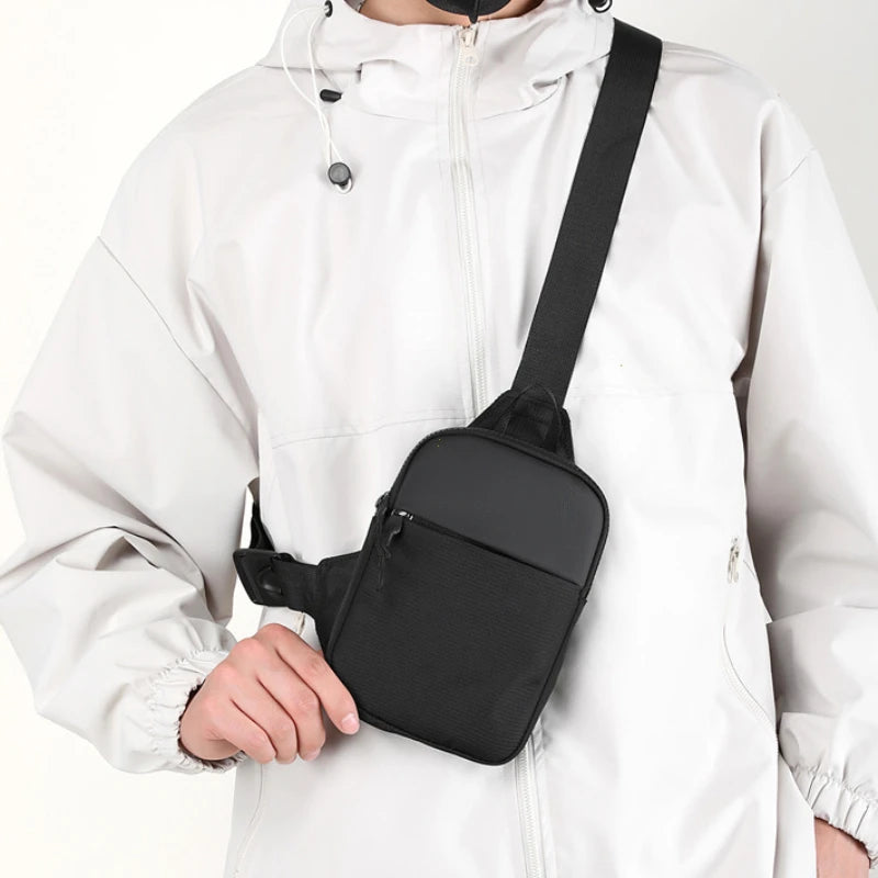 Men Waterproof Sling Bag Oxford Chest Crossbody Travel Shoulder Bag TAVEN System LLC