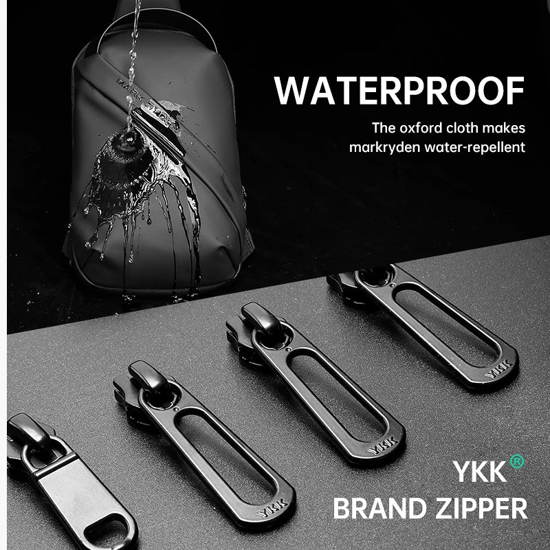 Mark Ryden Waterproof Oxford Sling Bag Men Chest Crossbody Bag TAVEN System LLC