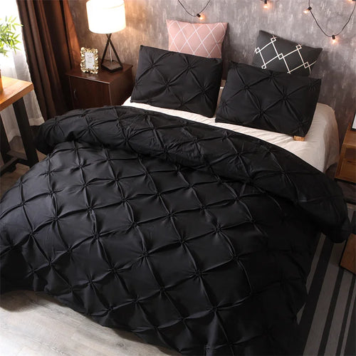 Queen Comfort Set 3Pieces, Gray Bed in a Bag Comforter Set for Bedroom, Beddding Sets without Comforter, Duvet cover&Pillowcases TAVEN System LLC