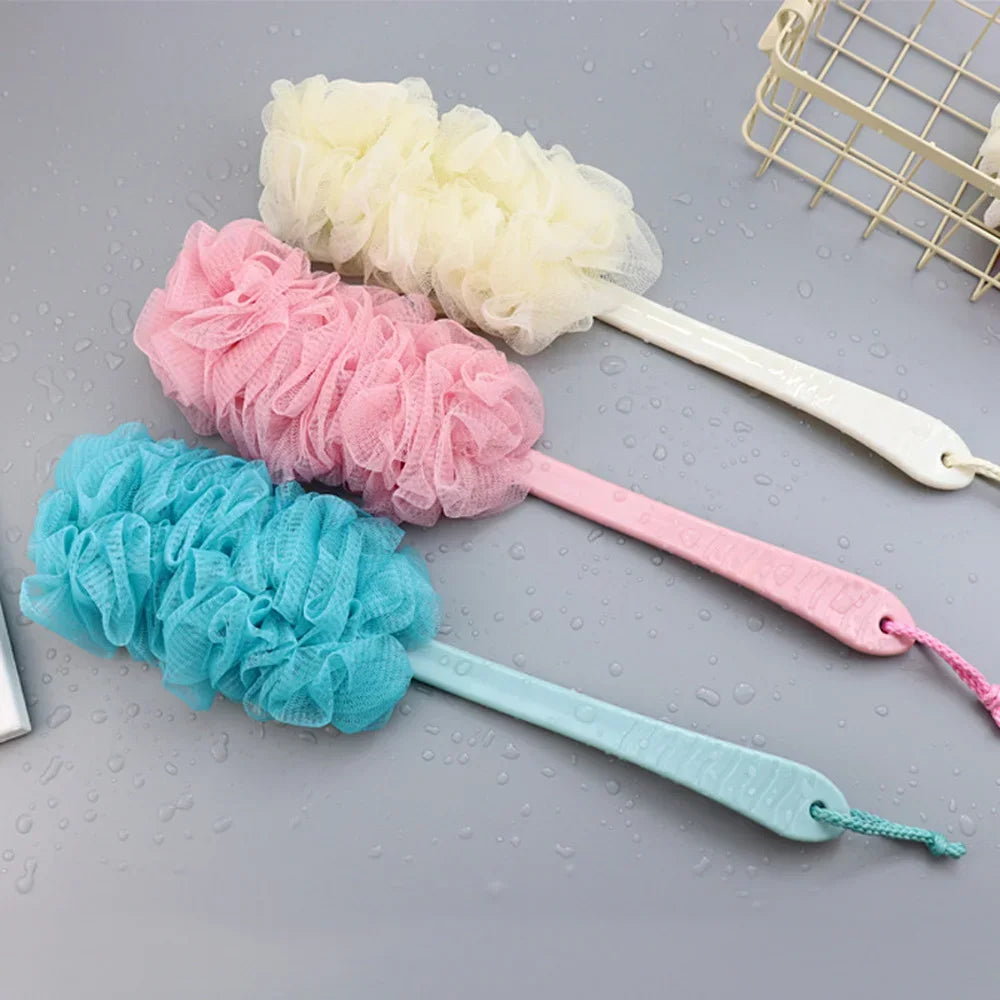 Long Handle Back Brush Body Scrubbers Shower Hanging Body Brush Sponges Soft Mesh Bath Shower Brushes Bath Accessories for Adult TAVEN System LLC