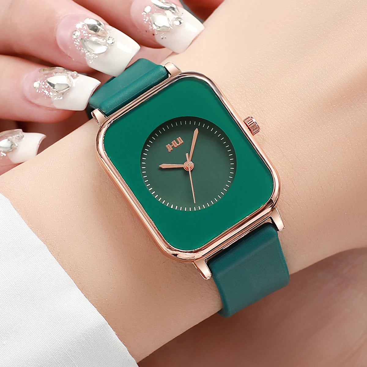 Fashion Rectangle Women Watches Casual Silicone Band Sports Watch Reloj Mujer Girls Clock Gift - TAVEN System LLC