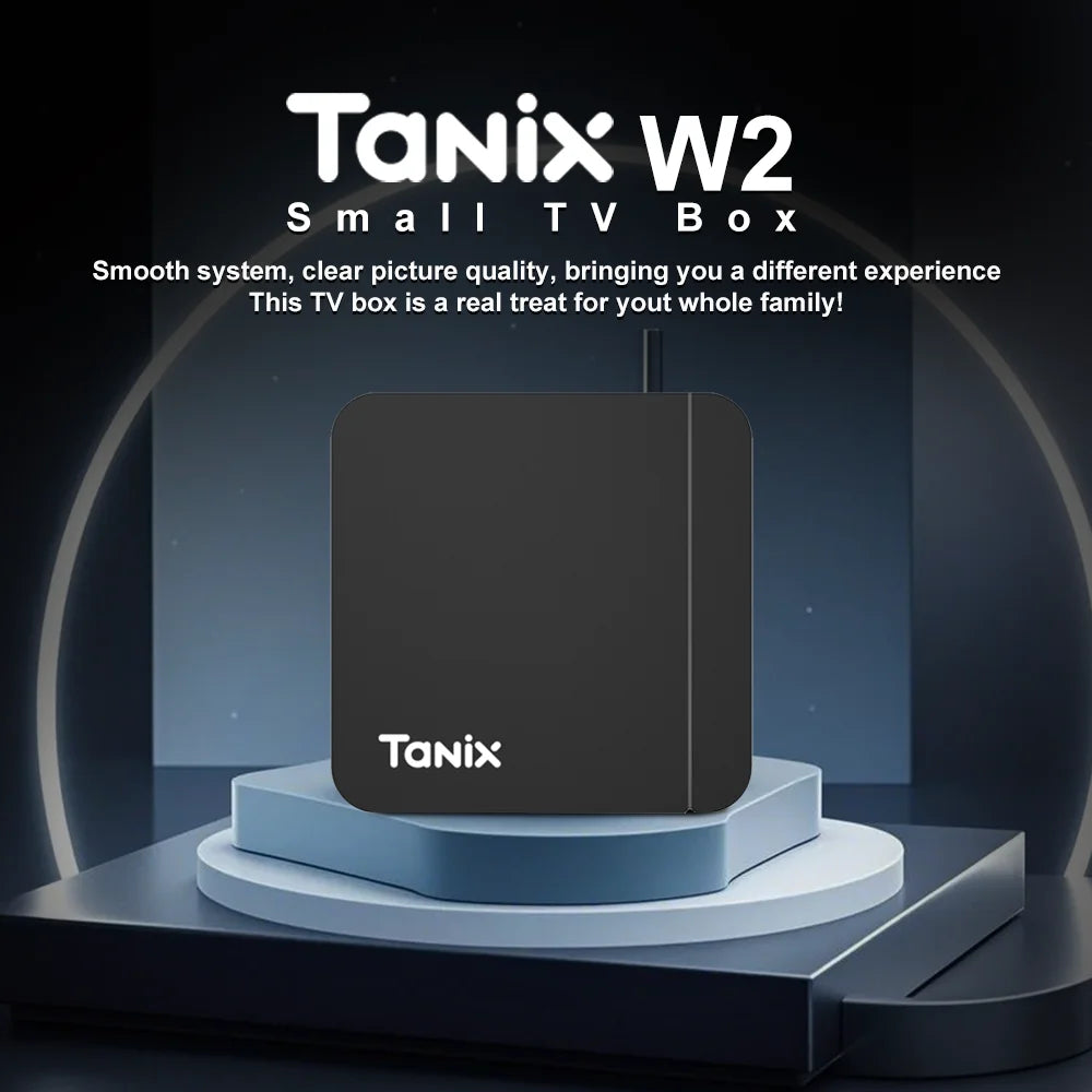 Tanix W2 Android 11 Smart TV box Amlogic S905W2 2GB 16GB 2.4G/5G Dual Wifi AV1 BT Set Top Box Media player PK Tanix TX3 TAVEN System LLC