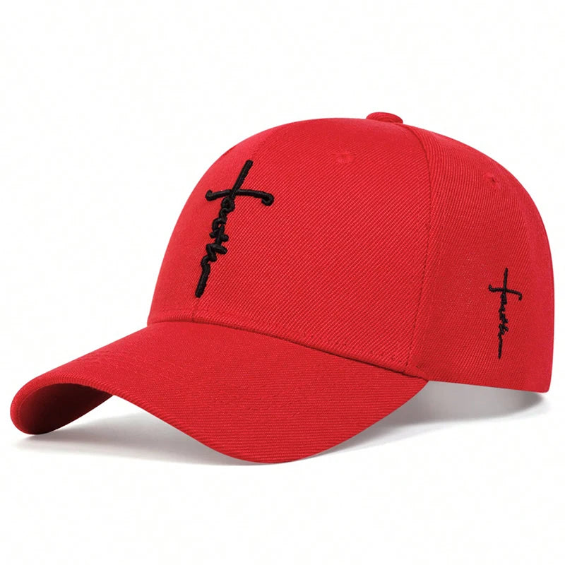 Faith Embroidery Snapback Baseball Cap Unisex Cotton Sun Hat TAVEN System LLC