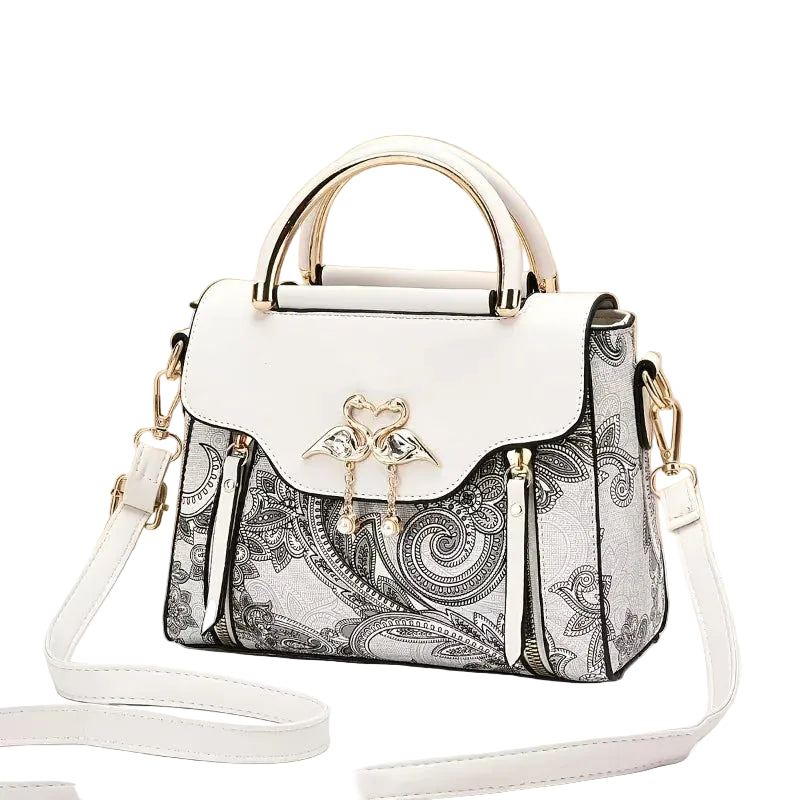 Women Printed PU Leather Shoulder Bag Crossbody Satchel Handbag TAVEN System LLC