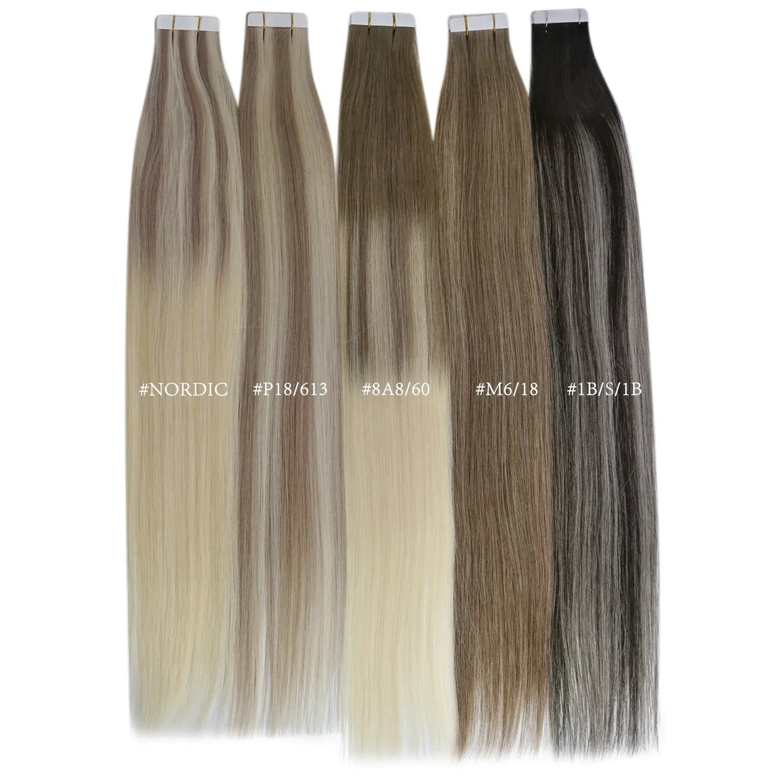 Color: P6W/8W, Items per Package: 40 pcs, Length: 24 Inches, Life Span: 12 months - [Last 12 Months] Ugeat Tape in Hair Extensions Virgin Human Hair 10A Grade Tape in Extensions  Human Hair Taven