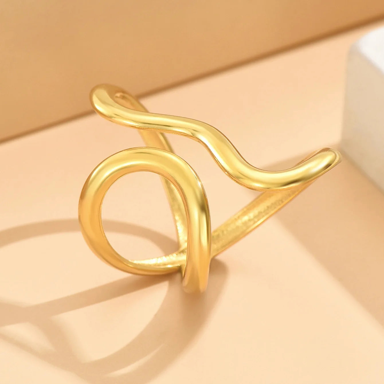 Stainless Steel Open Snake Ring for Women Girls Gothic Punk Adjustable Animal Ring Personality Accessories Fashion Jewelry Gifts TAVEN System LLC