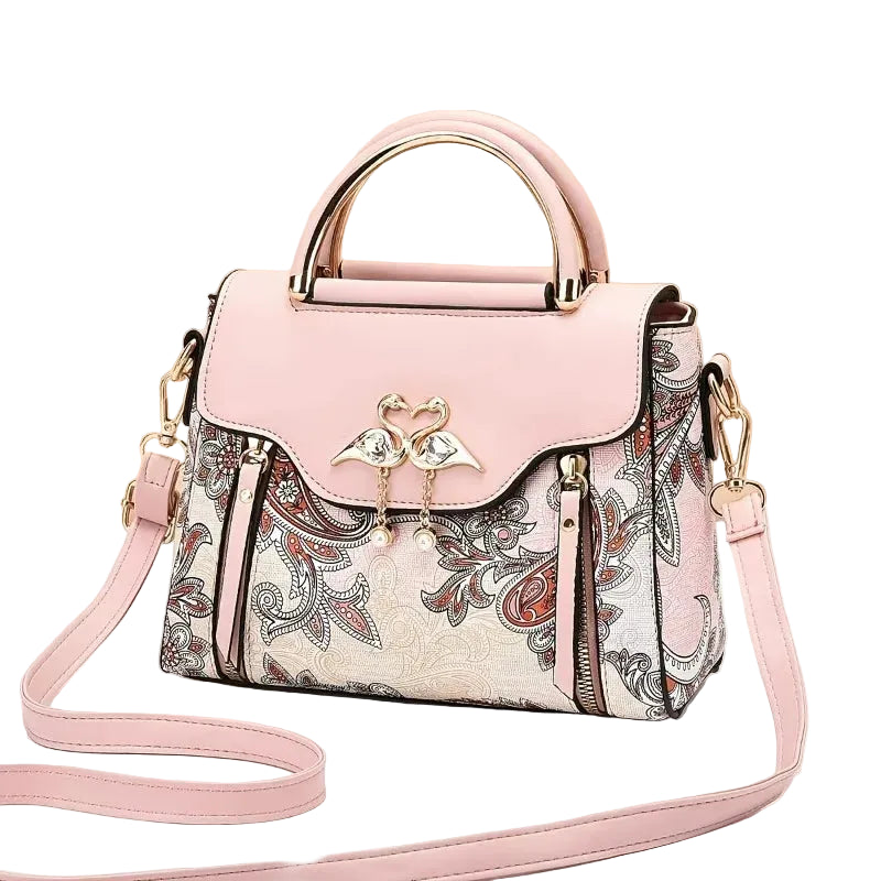 Women Printed PU Leather Shoulder Bag Crossbody Satchel Handbag TAVEN System LLC