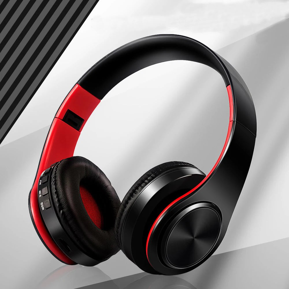 2026 Wireless Bluetooth Stereo Headset Upgrading Sports Overhead Earphone with Mic for Smart Phone TV PC Tablet - Music TAVEN System LLC