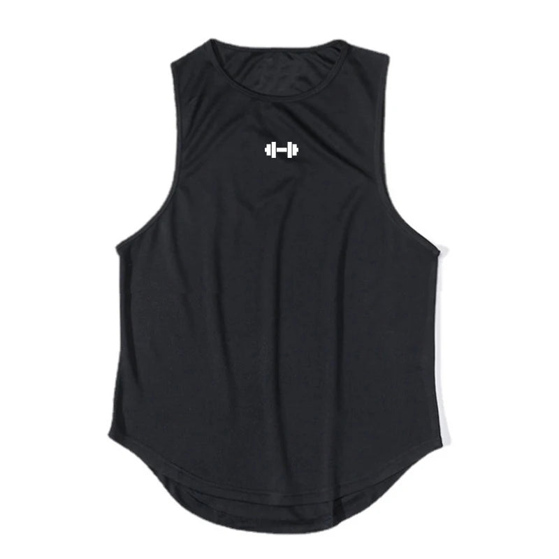 Summer Men's Gym Tank Top Fitness Training Clothing Quick-drying Loose Bodybuilding Sleeveless Shirt Men Fashion Basketball Vest TAVEN System LLC