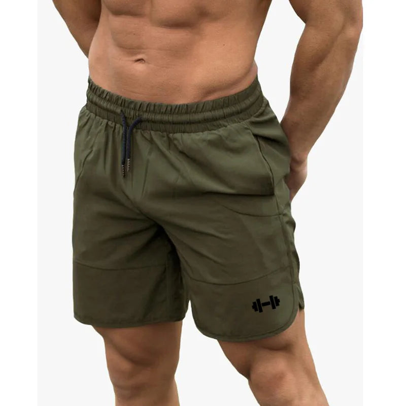 Summer Mens Casual Shorts Gym Wear Fitness Workout Shorts Men Sport Short Pants Tennis Basketball Soccer Training Running Shorts TAVEN System LLC