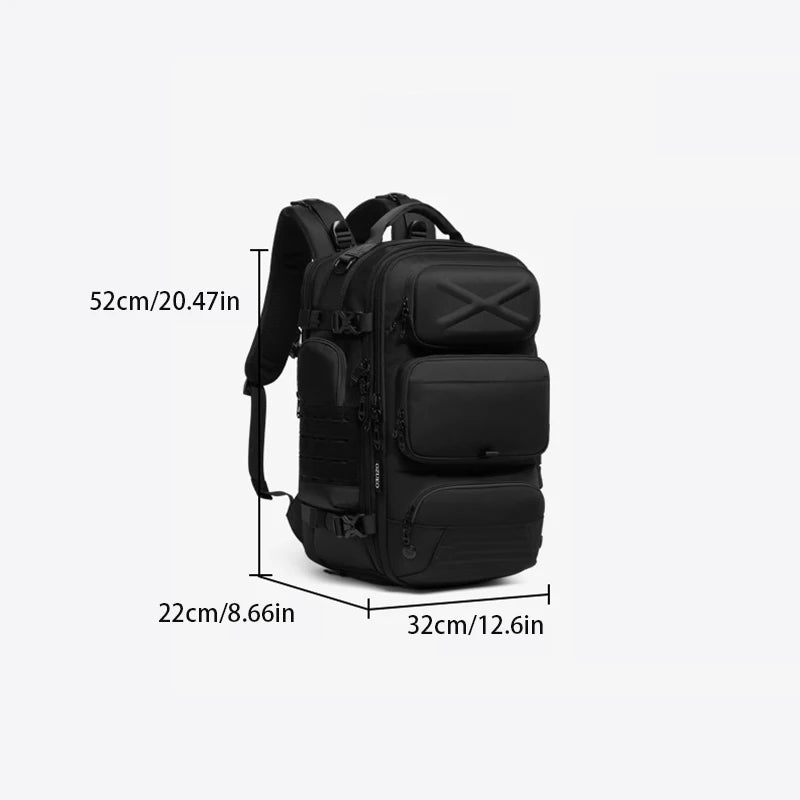 Men Travel Backpack Oxford 15.6 Inch Laptop Bag Shoe Compartment TAVEN System LLC