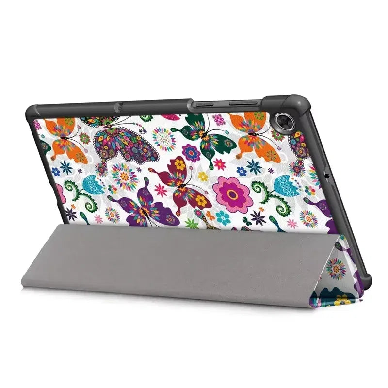 Color: camel, Size: Thirteen, Ships From: CHINA - For Lenovo Tab M10 HD 2nd Gen Case TB-X306F X306X Tri-Fold Stand Wake/Sleep Magnetic Protective Shell  PU Leather Tablet Cover Taven