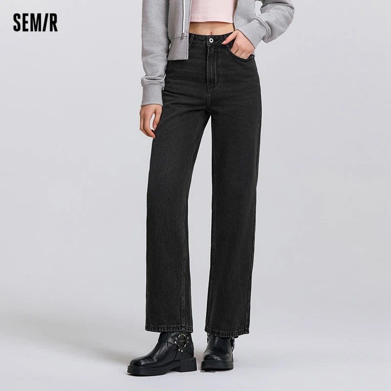 Semir Women Vintage c Trousers Comfortable Soft Jeans TAVEN System LLC