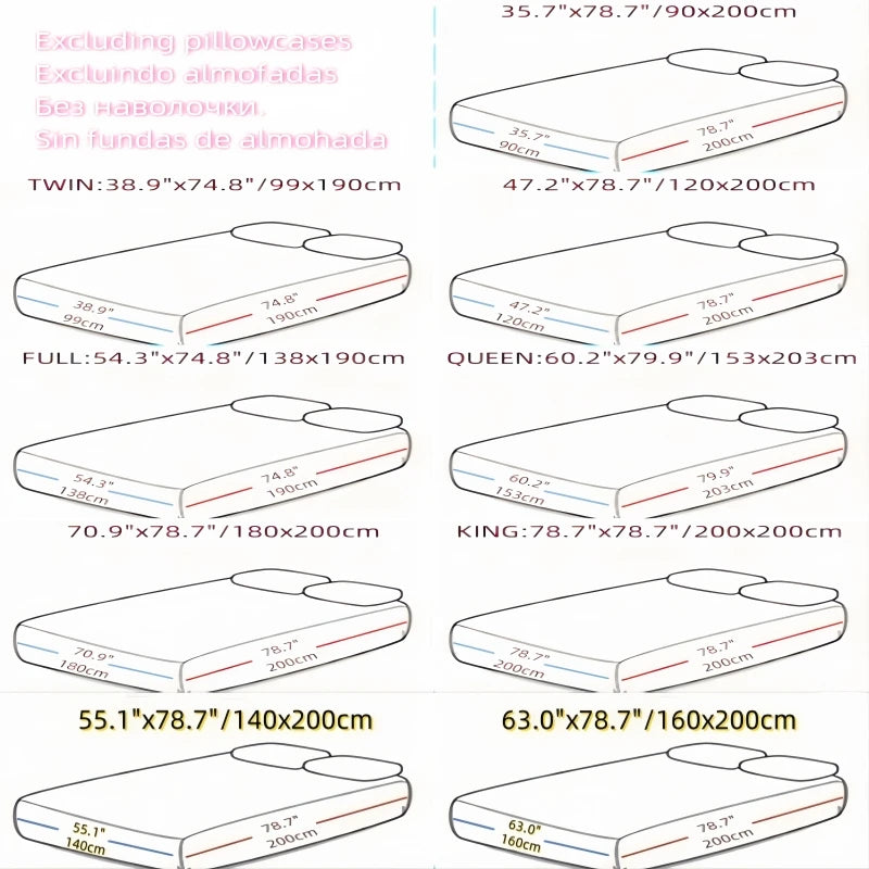 Kuup Safe Waterproof Mattress Protector Soft Comfortable Breathable Solid Color Fitted Bedding Cover No Pillowcases Included TAVEN System LLC