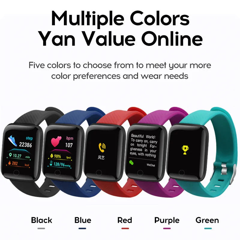 116plus Smart Watch Men Women Bluetooth Connected Phone Music Fitness Multifunctional Sports Bracelet Sleep Monitor Smartwatchs TAVEN System LLC