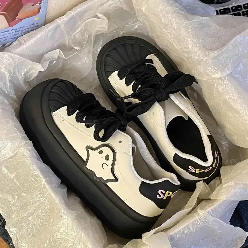 Shoes for Women High on Platform Round Toe Woman Footwear Trends 2025 Comfortable and Elegant Walking Aesthetic Vulcanized Shoe TAVEN System LLC