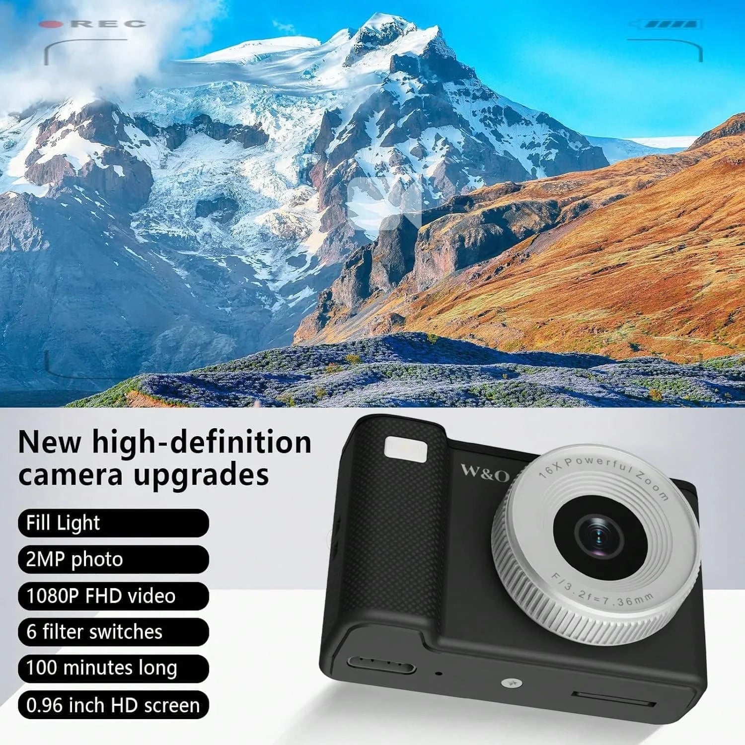 Mini Camera 1080P HD Video Recorder - Keychain Digital Video Camera with 32GB Card and Long Battery Life, Ultra-Portable Mini Camera for Travel/Vlog/Night Shooting, Supports Time-Lapse Shooting, Video Recording TAVEN System LLC