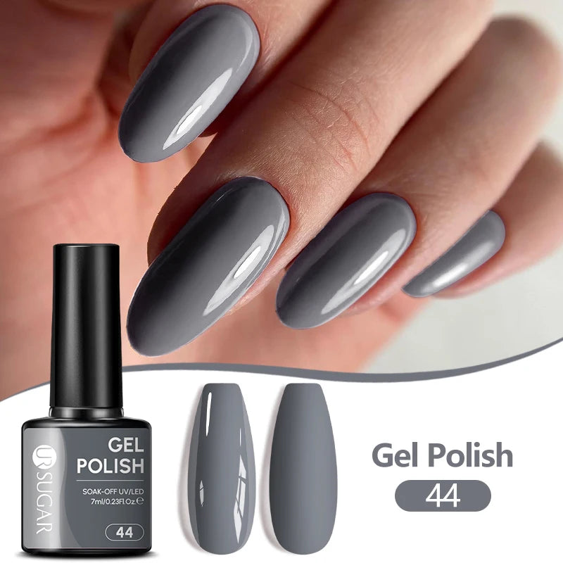 UR SUGAR 7ML Nail Gel Fresh Macaron 107 Colors All For Manicure Semi Permanent Soak Off LED UV Long-Lasting Nail Art Varnish TAVEN System LLC