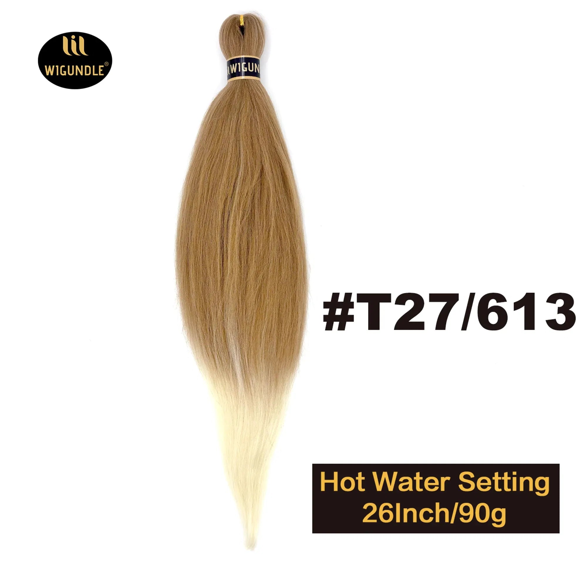 Color: P2/350, Stretched Length: 26inches, Bulk Buy: 1Pcs/Lot - Kanekalon 26inch Hot Water Set Pre Stretched Jumbo Braiding Hair Box Twist Braids Synthetic Hair Extensions For Women Soft Yaki Taven