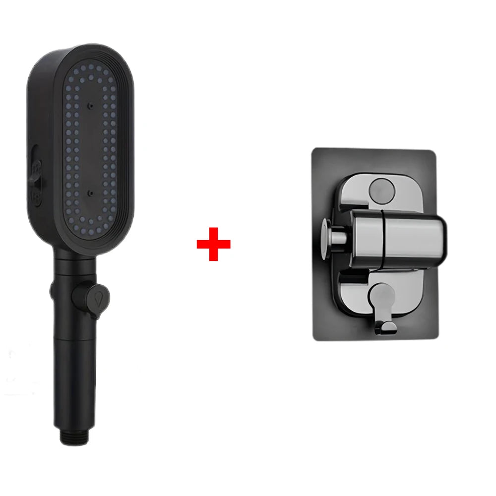 3 Modes Powerful Shower Head Anti-clogging and Easy To Clean Anti Anti-limescale Shower Head Handheld Flexible Bath  Shower Head TAVEN System LLC