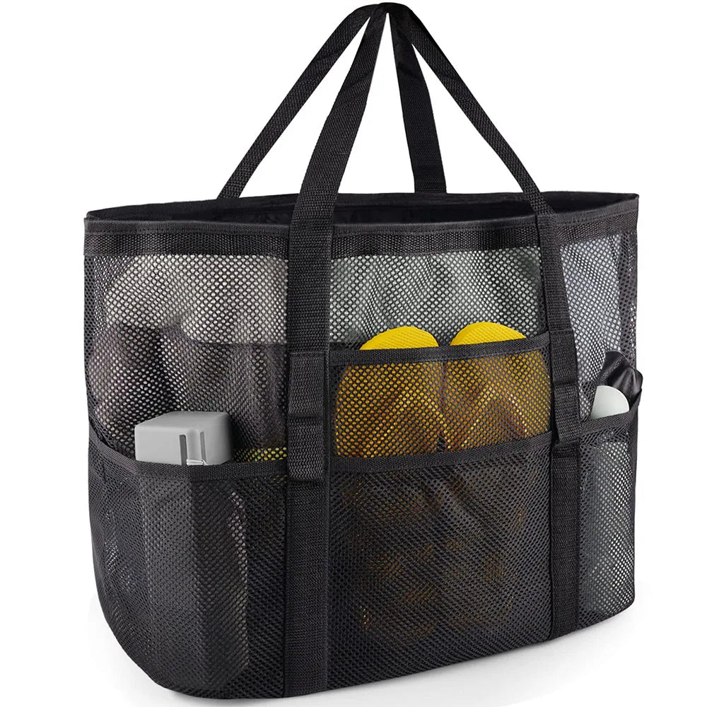 Large Mesh Beach Bag Waterproof Sandproof Travel Tote Bag TAVEN System LLC