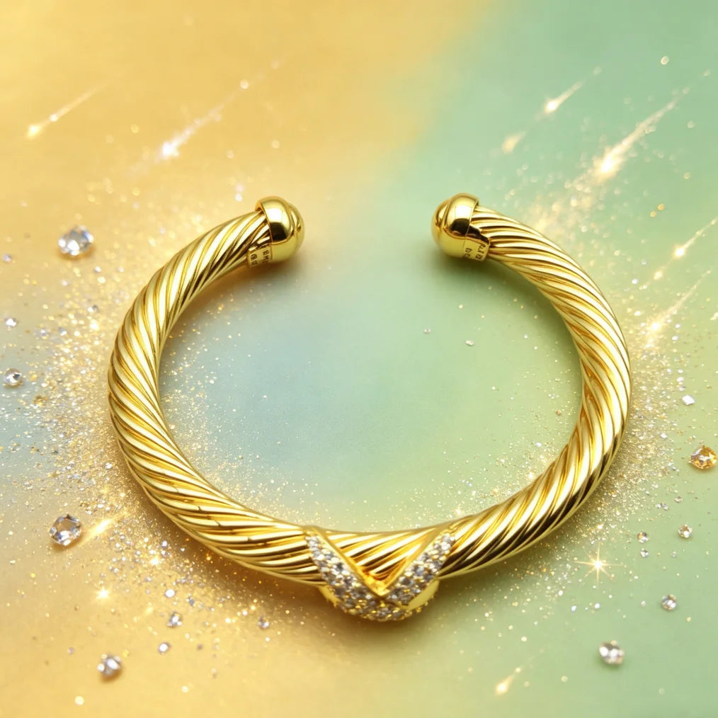 2026 New High-Quality Bangle Series Jewelry Minimalist Fashion Design Valentine's Day Gift Suitable for Any Occasion  SZ11 TAVEN System LLC