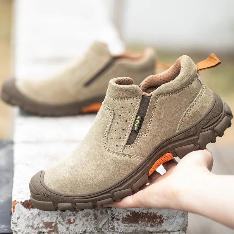 Men's work shoes  anti impact, anti puncture, steel wrapped head, electric welder  step on safety shoes  insulation TAVEN System LLC