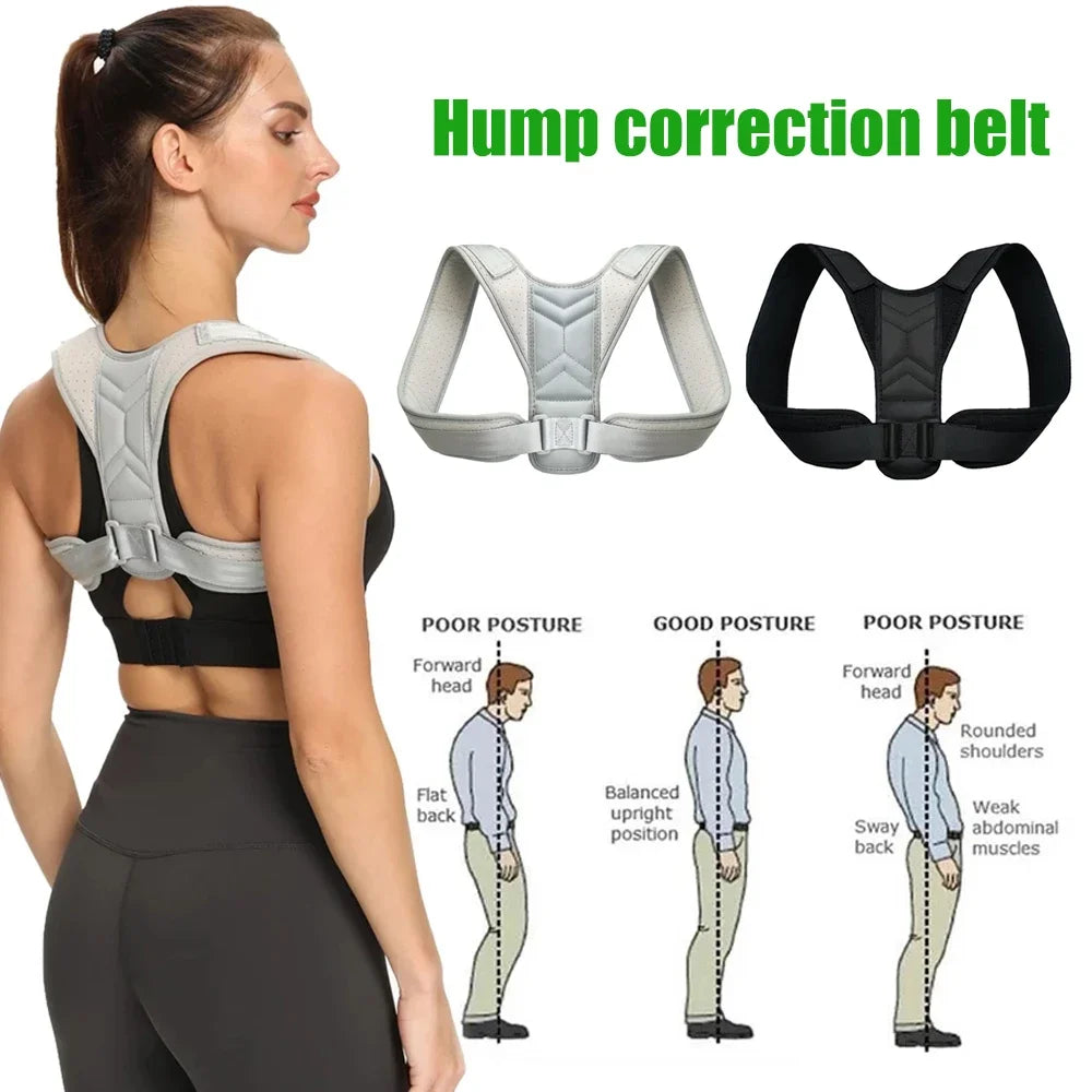 Adjustable Posture Corrector Preventing Humpback Protection Spine Pain Relief Correction Belt Women Men Back Shoulder Support TAVEN System LLC