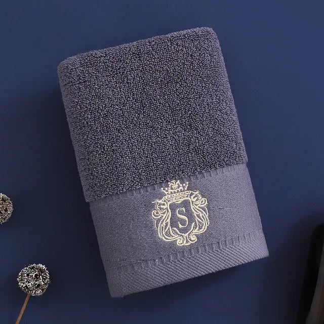 1/2/3pcs Bathroom Towels Sets Embroidered Cotton Big Bath Towels 70x140cm and 35x75cm Face Shower Daily Use Towels 수건 세트 Toallas TAVEN System LLC