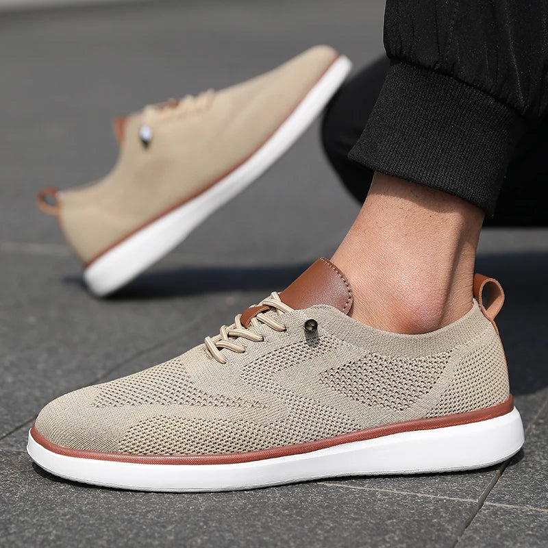 Men Mesh Sliding Shoes Lightweight Anti Slip Sports Sneakers TAVEN System LLC
