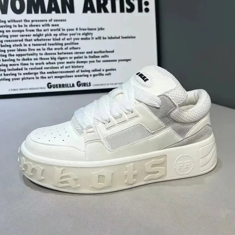 VersatileinsUniqueFashionable Comfortable Casual Shoes Trendy Letter Mens Thick Bottomed Height Increasing Shoes Breathable Rubb TAVEN System LLC