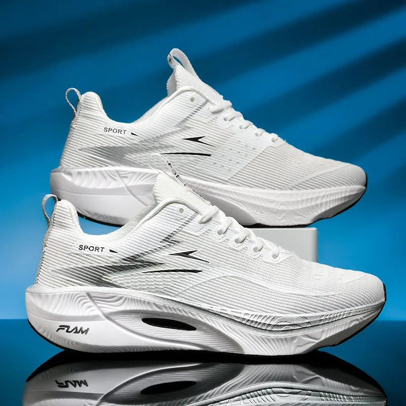 Men Carbon Plate Running Shoes Air Cushion Breathable Sneakers TAVEN System LLC