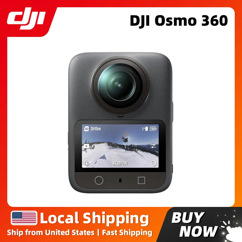 DJI Osmo 360 8K Revolutionary 360° Camera 1-Inch 360° Imaging Native 8K 360° Video 4K/120fps & 170° Boost Video 120MP 360° Photo TAVEN System LLC