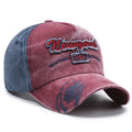 Washed Cotton Baseball Cap Retro Sun Hat Adjustable Cap TAVEN System LLC