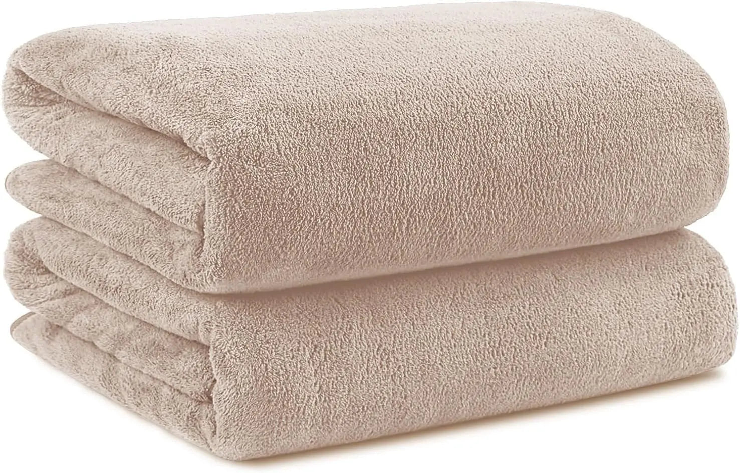 Bath Towels Pack of 2(27'' x 54'') - Soft Feel, Highly Absorbent, Quick Drying Microfiber for Body, Sport, Yoga, SPA, Fitness - TAVEN System LLC