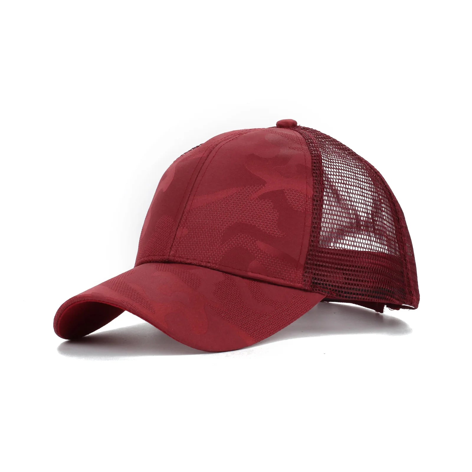 Camouflage Ponytail Baseball Cap Mesh Sun Protection Outdoor Hat TAVEN System LLC