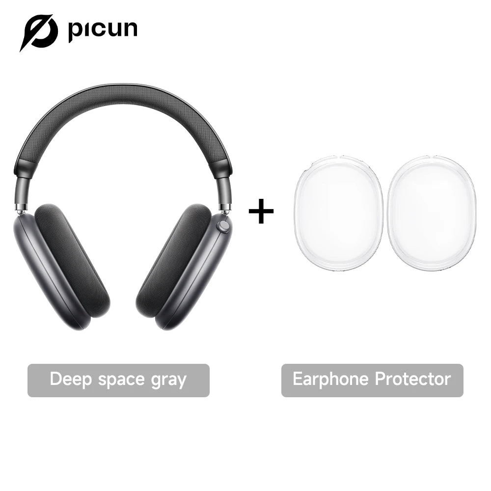 Picun F8 Pro ANC Wireless Headphones Head Tracking 3D Spatial Audio -52dB ANC HIFI Bluetooth Headset ENC HD Mic Low-Latency APP TAVEN System LLC