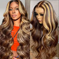 Stretched Length: 26inches, Hair Color: #16, Density: 180%, Ships From: CHINA - Highlight Wig Human Hair P4/27 Body Wave Wigs Highlight 13x6 Hd Lace Frontal Wig Human Hair 13x4 Hd Lace Front Human Hair Wigs Taven